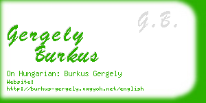 gergely burkus business card